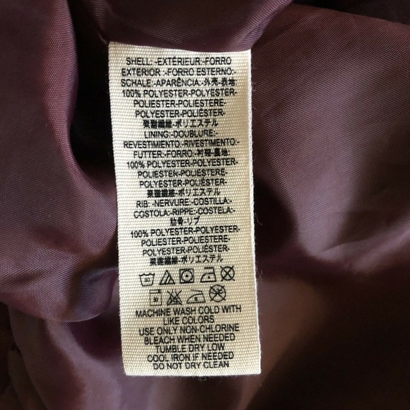 Free People Women Satin Midnight Bomber Full Zip Jacket Maroon Burgundy Red S - Picture 7 of 12